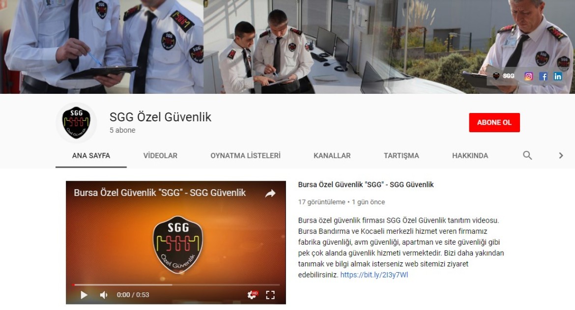 Youtube Kanalımız Açıldı, Bizi İzleyin